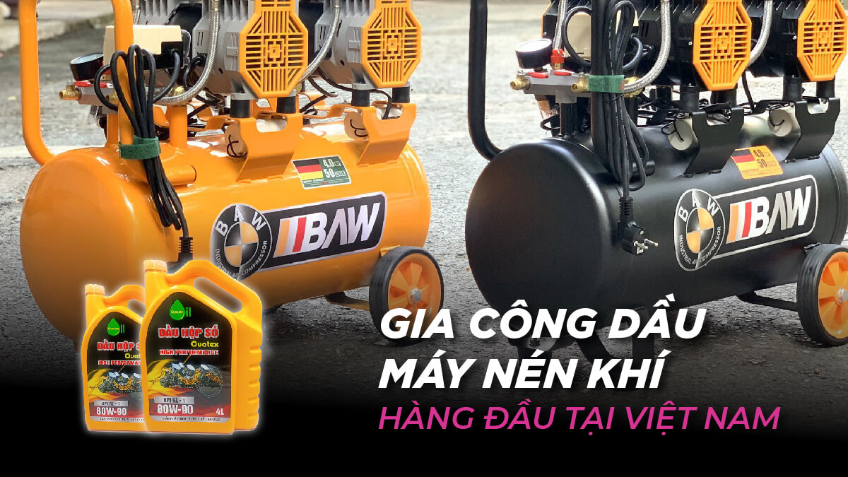 Gia công dầu máy nén khí Tân Nam Sang