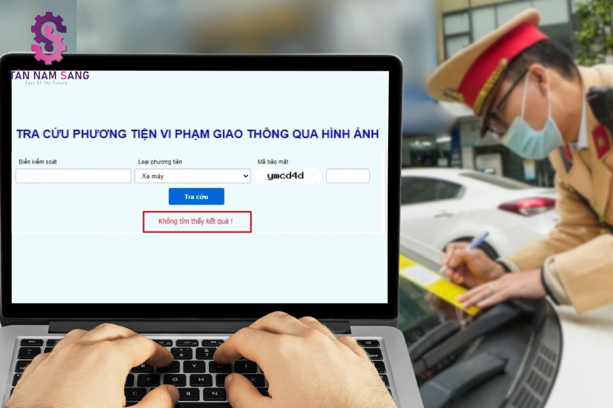 Kiểm tra phạt nguội ô tô qua hệ thống website của Cục CSGT